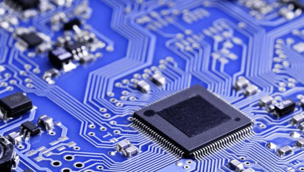 chip on an electronic board